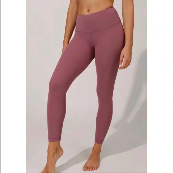 Yogalicious Lux Pink Leggings, Pink Yoga Pants, Rose Leggings, Rose Yoga Pants